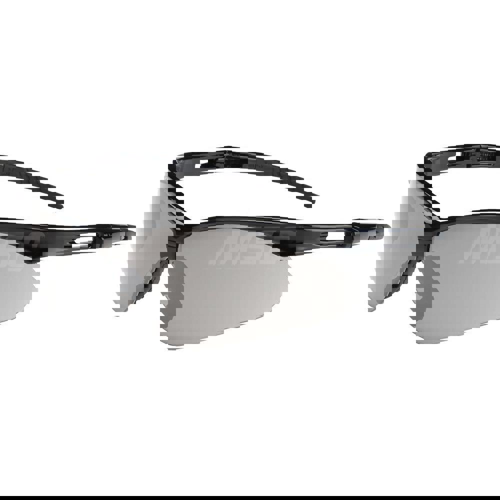 Safety Glass: Anti-Fog & Anti-Scratch, Polycarbonate, Gray Lenses, Half-Framed